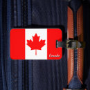 Buscar bandera canadiense etiquetas para maletas Vacaciones