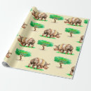 Buscar rinoceronte papel de regalo África
