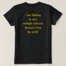 Buscar esclerosis múltiple camisetas Conciencia