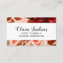 Buscar floristerías tarjetas de visita Para ella