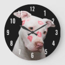 Buscar del perro pitbull relojes de pared Perros