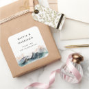 Buscar montaña boda pegatinas Acuarela