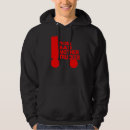 Buscar malo hombre sudaderas Rojo