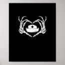 Buscar corazón esqueleto posters Calavera