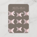 Buscar mariposa rosada tarjetas de visita Moderno