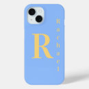 Buscar pastel moderno iphone fundas Nombre de monograma