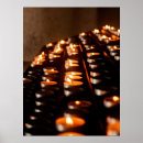 Buscar luz de la vela posters Oscuro