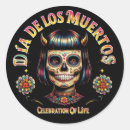 Buscar calaveras de azúcar pegatinas Día de los muertos
