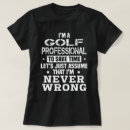 Buscar golf camisetas Trabajo