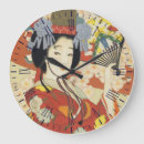 Buscar geisha relojes de pared Mujer