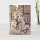Buscar bicicleta en tándem tarjetas Vintage