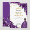 Buscar 15 invitaciones Elegante chica quinceanera invitar