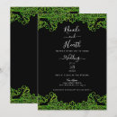 Buscar la verde lima boda invitaciones Moderno