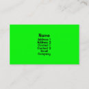 Buscar color verde claro tarjetas de visita Simple