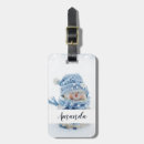 Buscar muñeco de nieve etiquetas para maletas Navidades