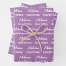 Buscar lavanda papel de regalo Lavanda y blanco