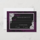 Buscar black and white tarjetas rsvp Elegante