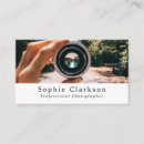 Buscar lente cámara de tarjetas de visita Fotografía