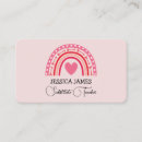 Buscar corazones del arco iris tarjetas de visita Tutor de matemáticas