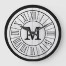 Buscar monograma madera de relojes de pared Monogramo