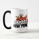 Buscar feliz año nuevo tazas Navidad