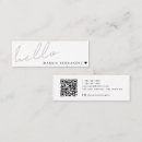 Buscar informales tarjetas de visita Blanco limpio