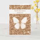 Buscar mariposa tarjetas Dorado