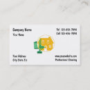 Buscar quehacer doméstico tarjetas de visita Limpieza