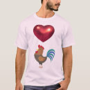 Buscar amo gallos camisetas Divertido