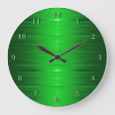 Buscar sombreado relojes de pared Verde