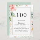 Buscar 100 años invitaciones Para ella