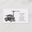 Buscar tractor tarjetas de visita Granjeros