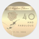 Buscar 40th pegatinas Elegante