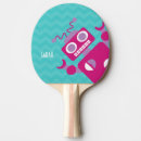 Buscar lindo equipamiento de ping pong Chica