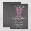Buscar corsé invitaciones Ducha de novia