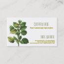 Buscar el cultivar un huerto tarjetas de visita Jardinero