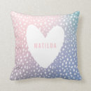 Buscar rosa y turquesa cojines Para niños