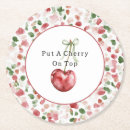 Buscar manzana roja posavasos Rojo