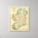 Buscar mapa de irlanda lienzos Color