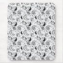 Buscar patrón blanco y negro alfombrillas de raton General y unisex