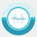 Buscar lunares de la turquesa pegatinas Para ella