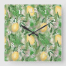 Buscar lemon relojes de pared Cítricos