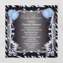 Buscar zebra print invitaciones Azul