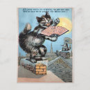 Buscar gato retro postales Victoriano