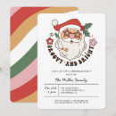 Buscar papá noel divertido invitaciones Invierno