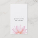 Buscar flor loto de tarjetas de visita Elegante