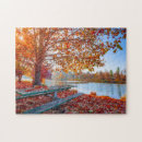 Buscar paisaje del otoño puzzles Árboles