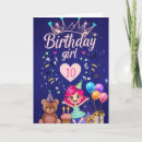 Buscar décimo tarjetas de cumpleaños Chica