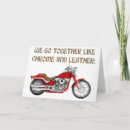 Buscar cuero tarjetas Motociclista