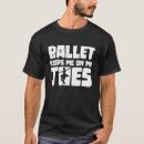 Buscar dedos del pie camisetas Bailarina